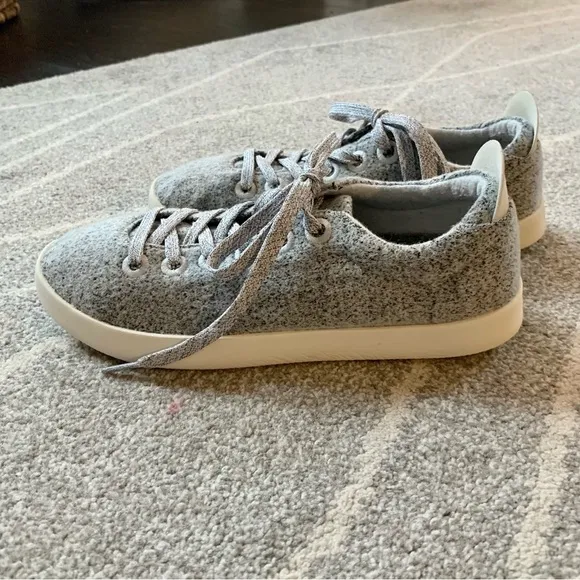 Allbirds Dapple Gray Wool Piper Sneakers Size 8