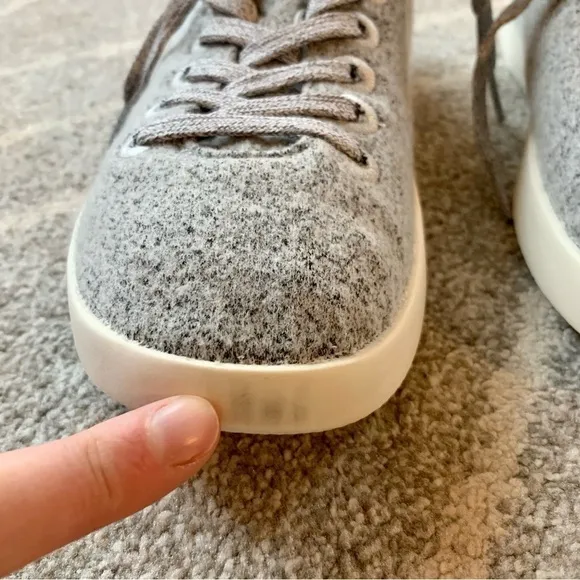Allbirds Dapple Gray Wool Piper Sneakers Size 8