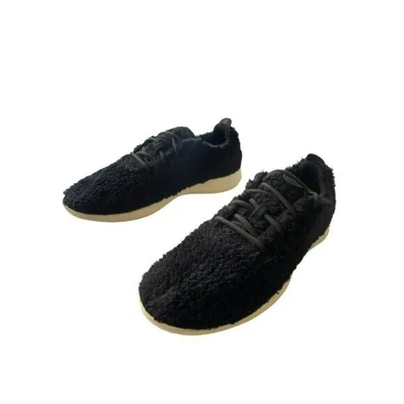 Allbirds Men Wool Runner Fluff Black Sneaker Shoes Sz 10 M
