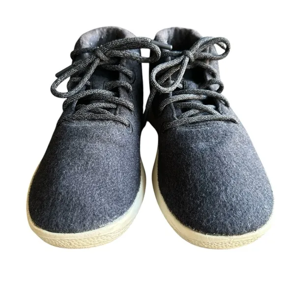 Allbirds Shoes Sneakers WRUM Womens Sz 10 Wool Runner Up Mizzles Dark Grey Black
