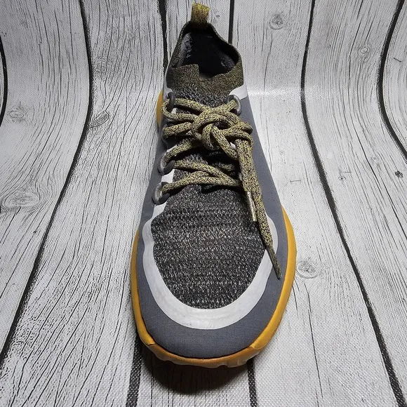 Allbirds SWT Trail Runner Tennis Athletic Shoes Gray Yellow Men's Size 11