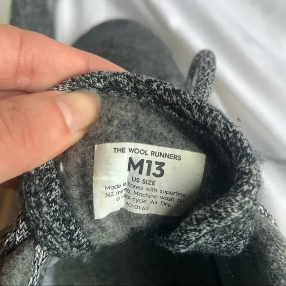 Allbirds The Wool Runners Grey Running Shoes 13