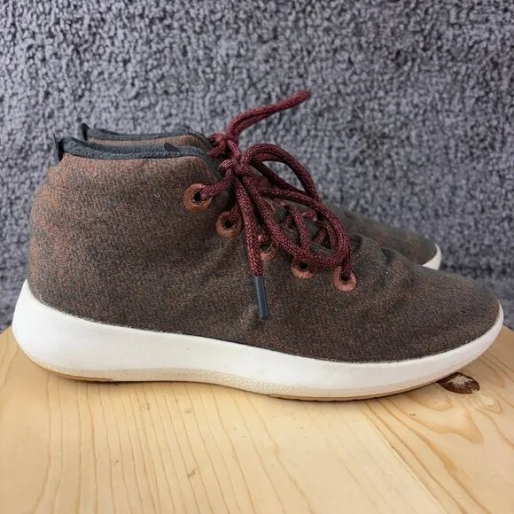 Allbirds Wool Runner Up Mizzles Shoes Mens Size 10 Brown High Top Sneakers