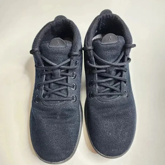 Allbirds WRUM Wool Runner Ups Mizzle Men's Size 11 Black High Top Shoes Sneakers