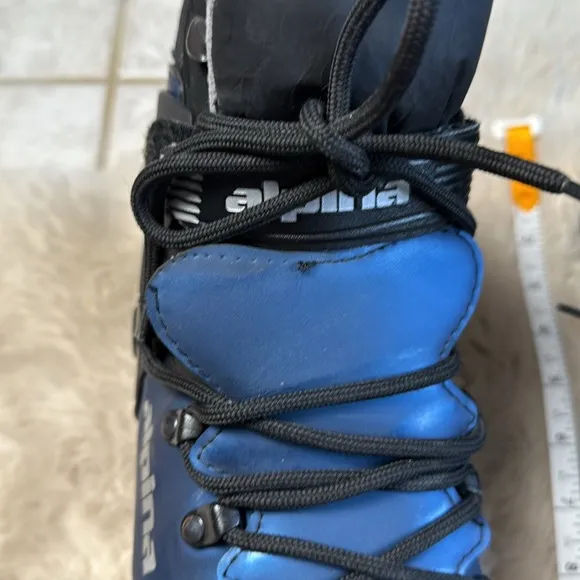 Alpina Back Country Cross Country Ski Boots NNN BC Size EU 39 Blue Black