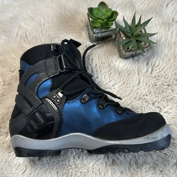 Alpina Back Country Cross Country Ski Boots NNN BC Size EU 39 Blue Black