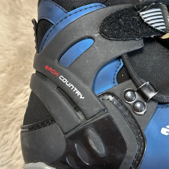 Alpina Back Country Cross Country Ski Boots NNN BC Size EU 39 Blue Black