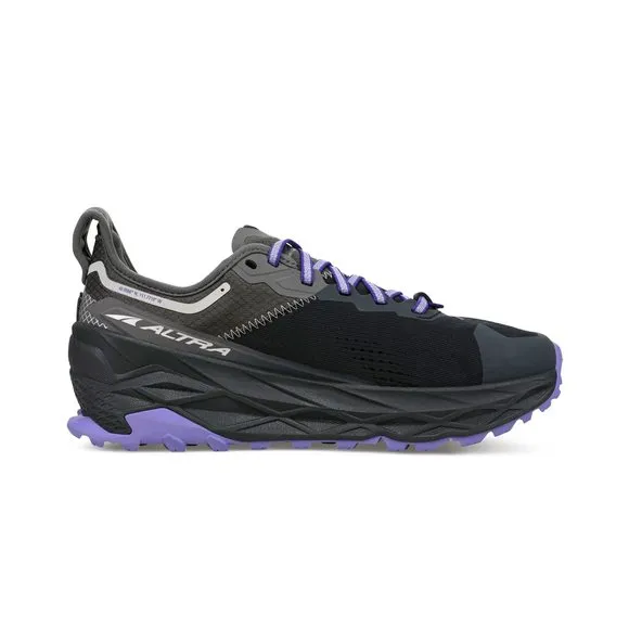 ALTRA WOMEN'S OLYMPUS 5 TRAIL RUNNING SHOE, BLACK/GRAY, 7.5