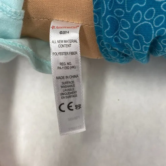 American Girl Doll with Blue Outfit