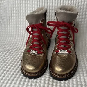 Ammann - Made in Italy - 8020 Splugen Boot Shimmer Gold . Size 38