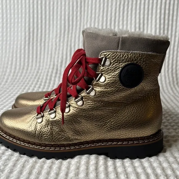 Ammann - Made in Italy - 8020 Splugen Boot Shimmer Gold . Size 38