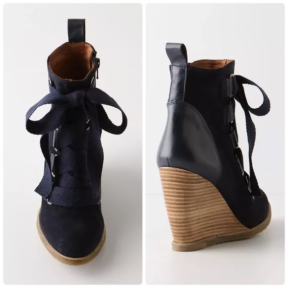 Anthropologie Ski-Slope Wedge By Lucky Penny