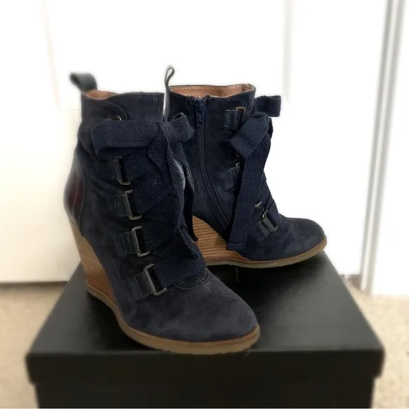 Anthropologie Ski-Slope Wedge By Lucky Penny