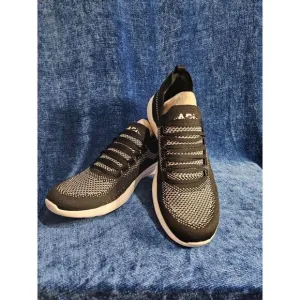 APL Techloom Breeze Men 9 Black White Running Shoes Sneakers