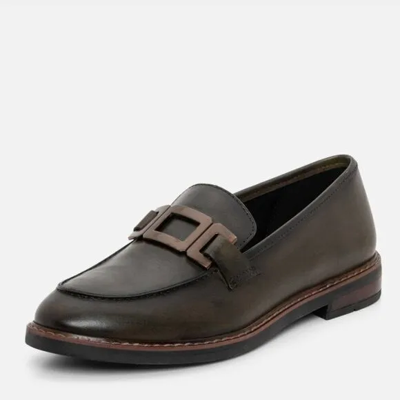 ARA KATSURA PENNY LOAFER OLIVE LEATHER US Size 7 Women's