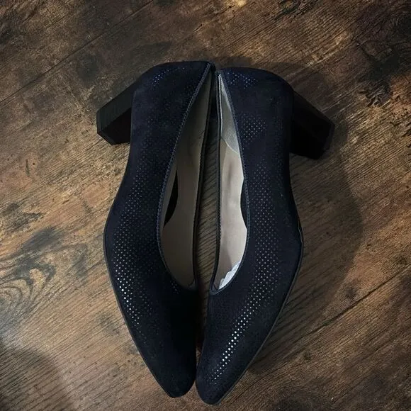 Ara Kelly Shoes in Midnight Blue Puntikid Size 8 New No Box