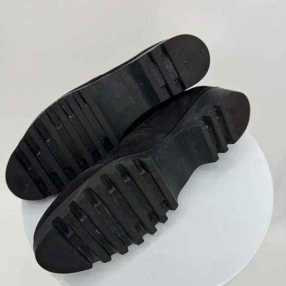 Arche shoes women's 40 Jimara ankle slip on nubuck leather booties black