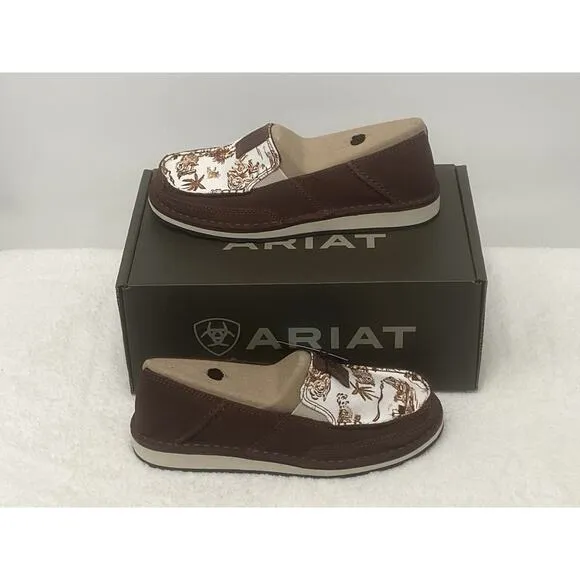 ARIAT Women’s Cruiser Wester Aloha Shoes Brown Size EU 37.5/US 7