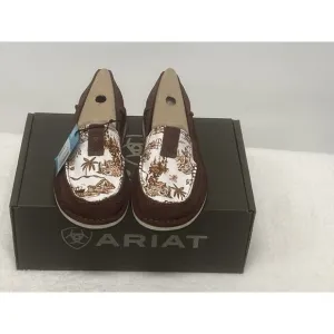 ARIAT Women’s Cruiser Wester Aloha Shoes Brown Size EU 37.5/US 7