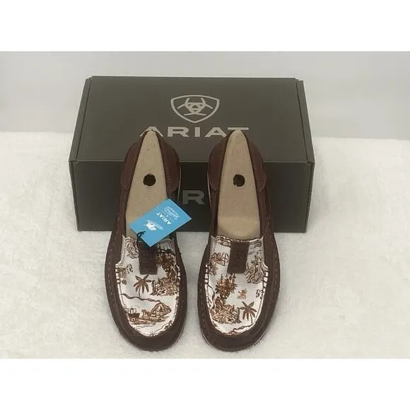 ARIAT Women’s Cruiser Wester Aloha Shoes Brown Size EU 37.5/US 7