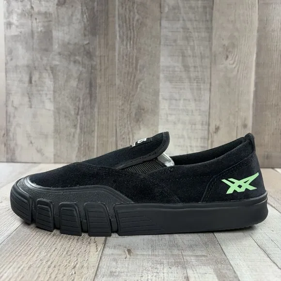 Asics Gel Flexkee Big Kids Boys' 4.5 GS Skate Shoes Skateboarding Sneakers Black