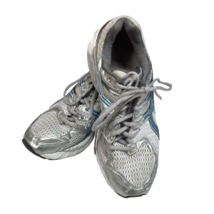 ASICS Gel-Kayano 16 Running Shoes White Blue Silver Size 10.5