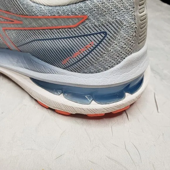 Asics GT-2000 10 Men's Running Shoes Sneaker Teal Blue/Orange/White Size 9