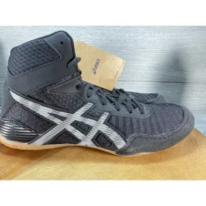 Asics Matcontrol 2 Men's Size 7.5 Black Wrestling Shoes High Top 1081A029