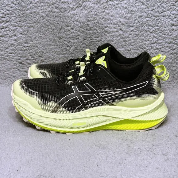 Asics Trabuco Max 3 Womens Size 8.5 Trail Running Shoes Sneakers Black Oatmeal