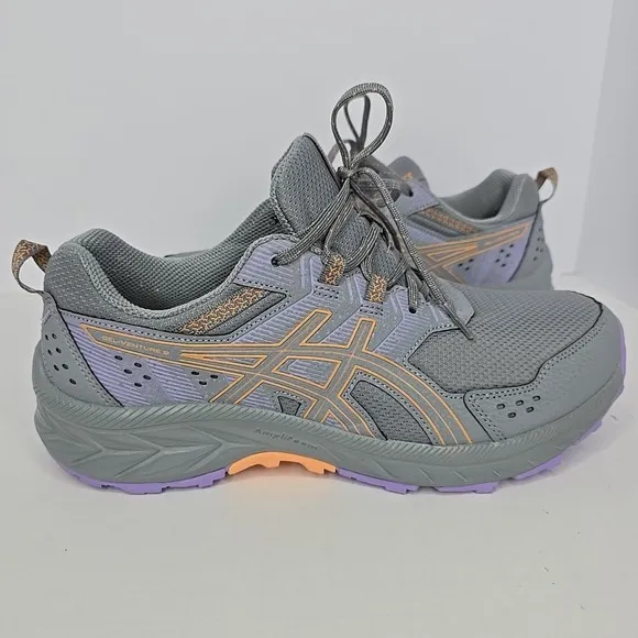 Asics Women Gel Venture 9 Trail Running 10 Sheet Rock Summer Dune Sneaker Ortho