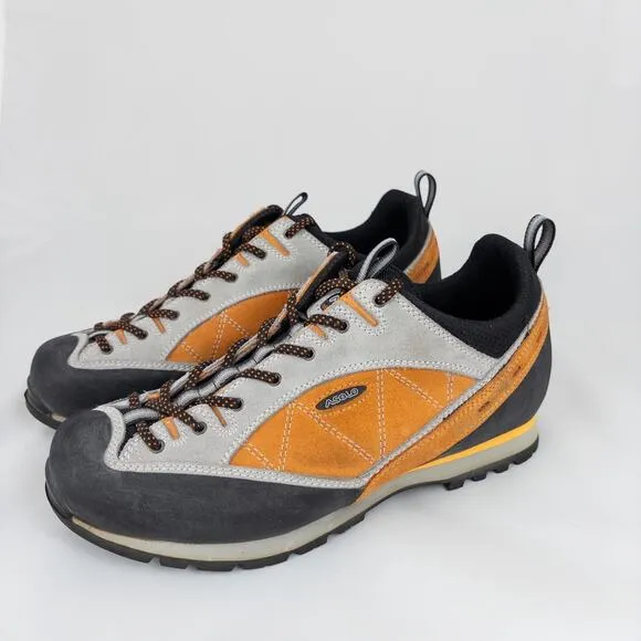 Asolo Shoes Womens 9.5 Approach Rock Climbing Hiking Vibram Outdoors Orange