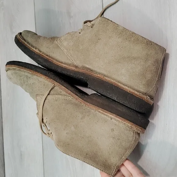Astroflex Mens High Top Suede Greenflex Chukka  Shoes boots lace up sz 43/10