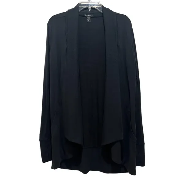 Athleta Open Front Cardigan Sweater Athleta by Lululemon Black Size Xtra Small