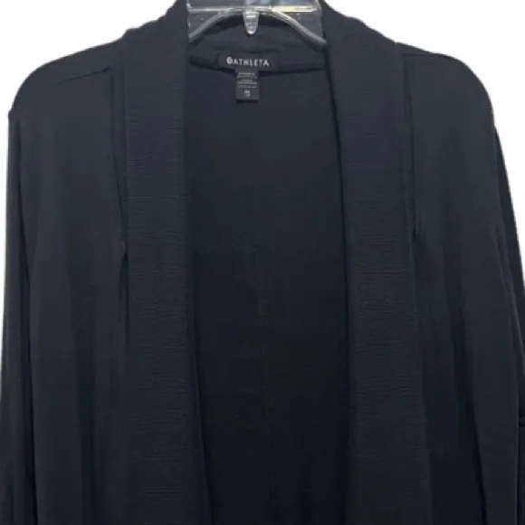 Athleta Open Front Cardigan Sweater Athleta by Lululemon Black Size Xtra Small