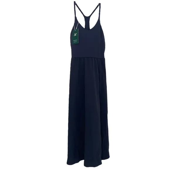 Athletic Dress Built In Bra Sport Challengers Racerback Deep Navy Blu Size Small