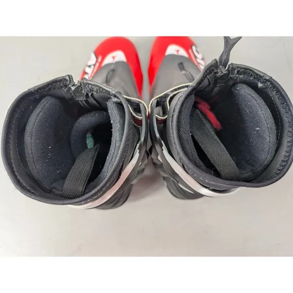 Atomic Junior Skate Ski Boots JR World Cup Pursuit Sz 6 Black Red Cross Country