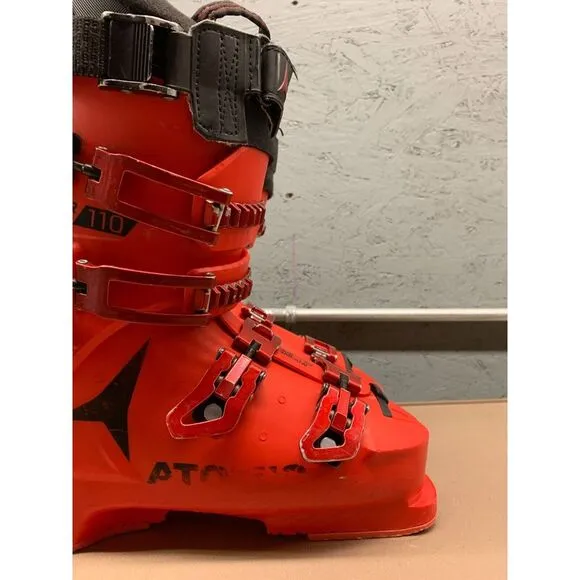 ATOMIC SKI BOOTS Redster Club Sport 110- 305mm‎ Alpine Racing Red 4 Buckle