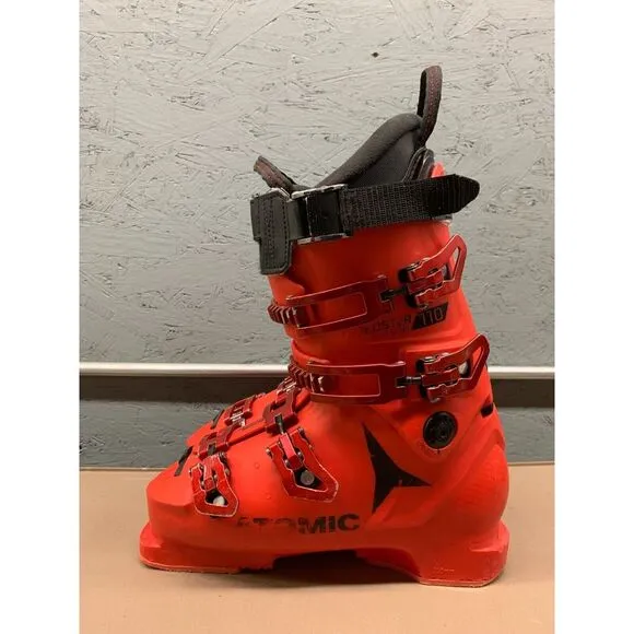 ATOMIC SKI BOOTS Redster Club Sport 110- 305mm‎ Alpine Racing Red 4 Buckle