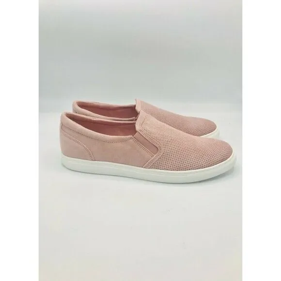 Bar III Mens Brant Sneakers‎ Pink 43079 Slip On Perforated Shoes 10.5 M New