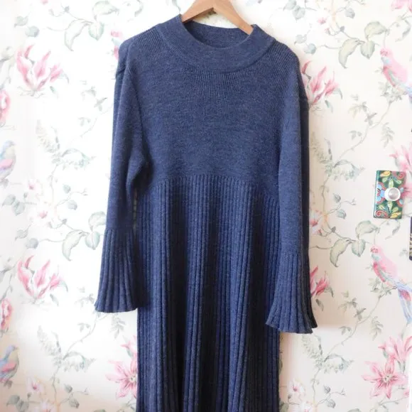 Bell Sleeve Farmhouse Sweater Dress