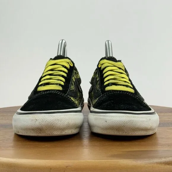 Big Kids Boys Vans X Old Skool SpongeBob Gigliotti Skate Sneakers Shoes Size 4.5