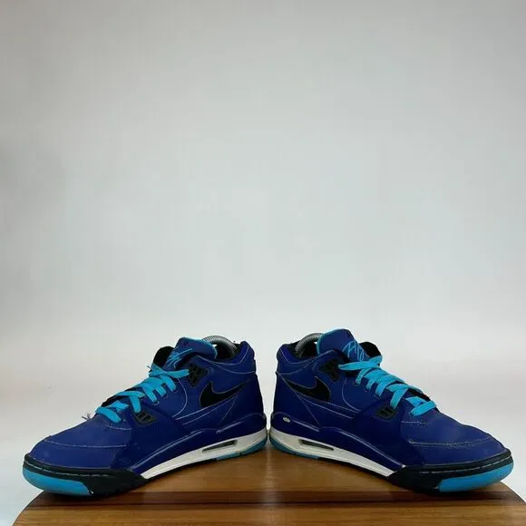 Big Kids Nike Jordan Air Flight 89 Blue Mid Basketball Shoes Sneakers Size 7 Y‎