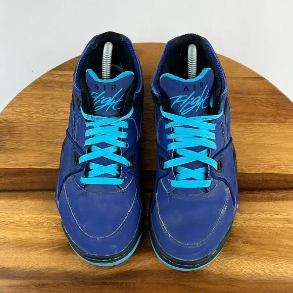 Big Kids Nike Jordan Air Flight 89 Blue Mid Basketball Shoes Sneakers Size 7 Y‎