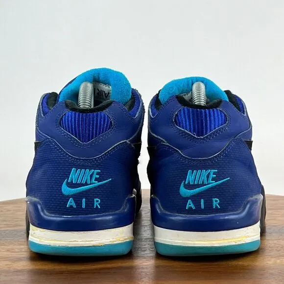 Big Kids Nike Jordan Air Flight 89 Blue Mid Basketball Shoes Sneakers Size 7 Y‎