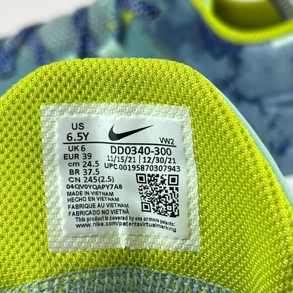 Big Kids Nike Kyrie‎ Flytrap 5 Ocean Cube Basketball Mid Sneakers Shoes Size 6.5