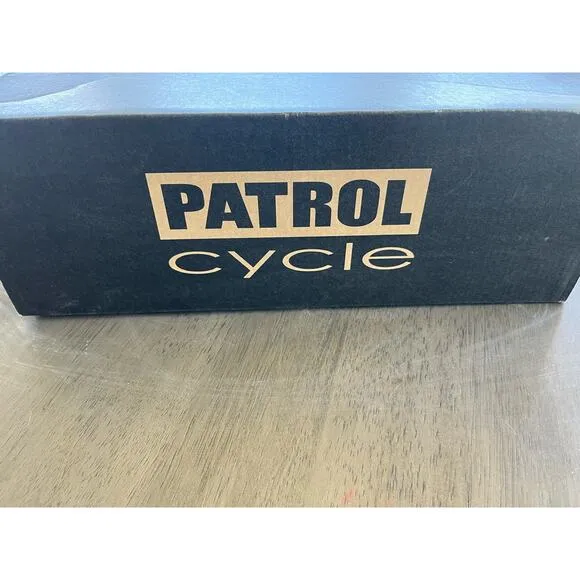Black Bike Patrol Cycling Shoes Reflective Pliant Versatile Utility 10.5 or 44