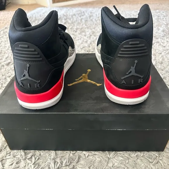 Black Suede high top Jordan’s