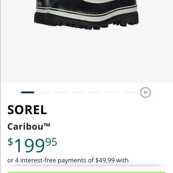 BNWOB SOREL CARIBOU 6 MEDIUM