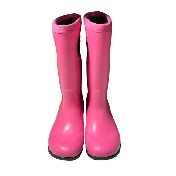 Bogs Tacoma Pink Neo Tech Lite Waterproof Rain Boots Pink Girls Kids Size 13