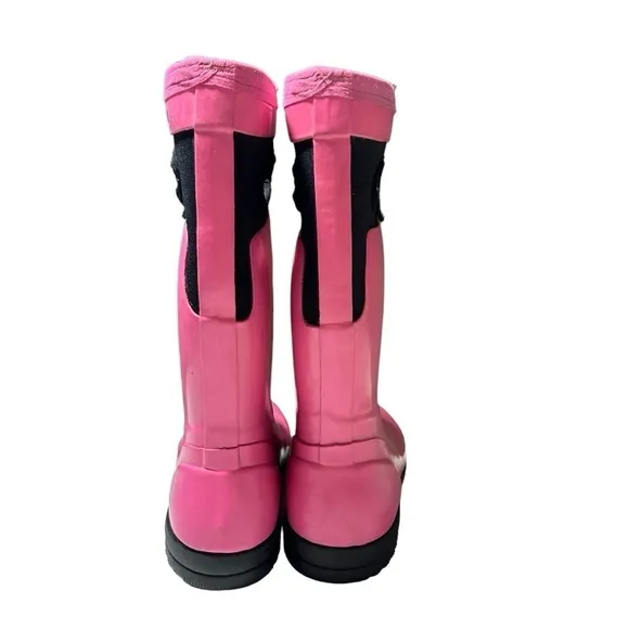 Bogs Tacoma Pink Neo Tech Lite Waterproof Rain Boots Pink Girls Kids Size 13